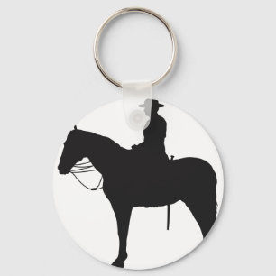 Porte-clés Silhouette de la Gendarmerie canadienne