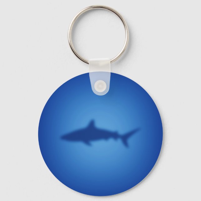 Porte-clés Silhouette de requin (Recto)