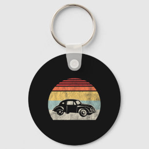 Porte-clés Silhouette de voiture Clic Bug Rétro Vintage Couch