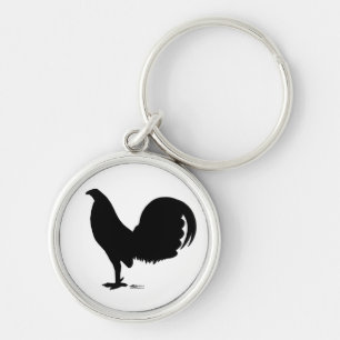 Porte-clés Silhouette du coq Gamecock