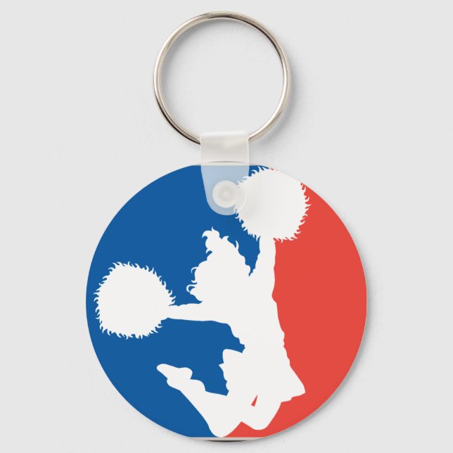 Porte-clés Silhouette pom-pom girl (Recto)