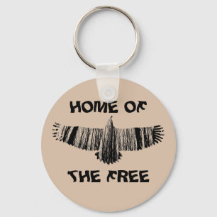 Porte-clés Silhouettes Abstraites D'Aigle Maison De La Gratui