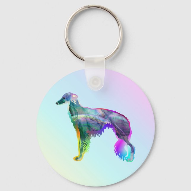 Porte-clés Silken Windhound vaporeux (Recto)