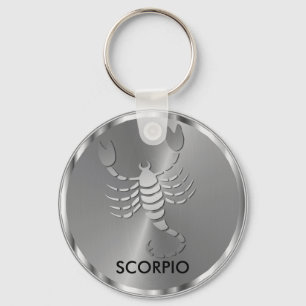 Porte-clés Silver Scorpio♏ the Scorpion - Zodiac Sign