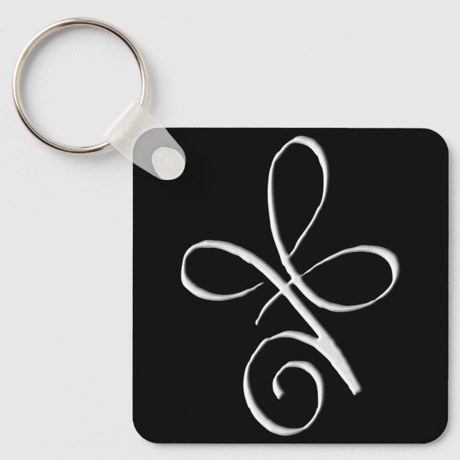 Porte-clés Silver Unconditional Love (Recto)