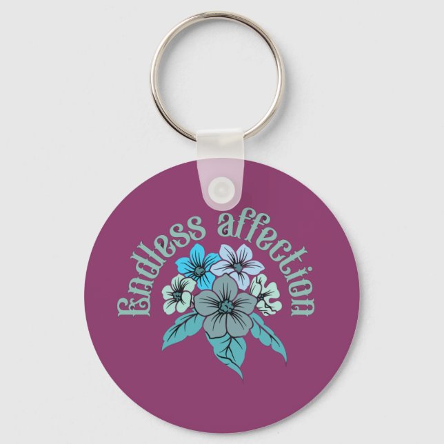 PORTE-CLÉS SIMPLE COLORÉ MODERNE CADEAU FILLE SOEUR MOM L (Recto)