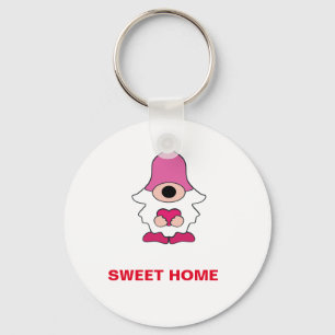 PORTE-CLÉS SIMPLE GÉNOME BLANC DOUX MAGNET DOMICILE