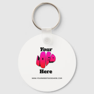 Porte-clés Simple Minimalist Logo Promotional Business 