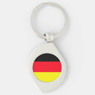 Porte-clés Simple Modern Allemagne National Drapeau Souvenir