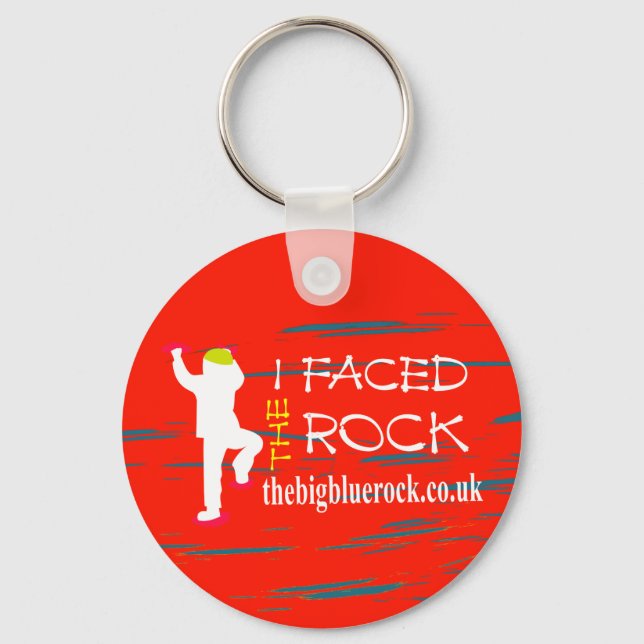 Porte-clés simple rouge (Recto)