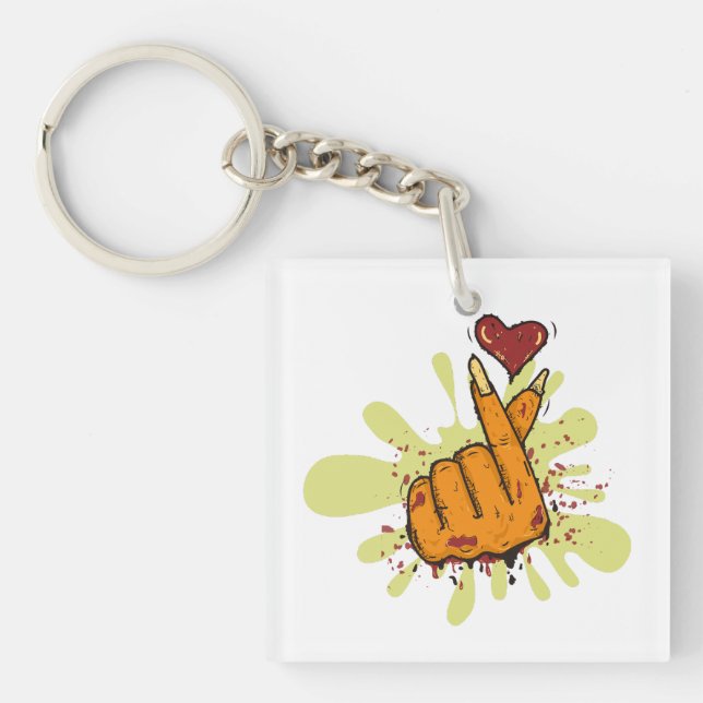 Porte-clés simplement amour (Devant)