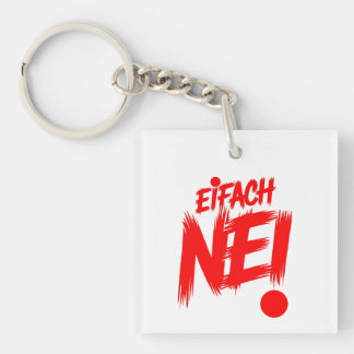 Porte-clés Simplement non