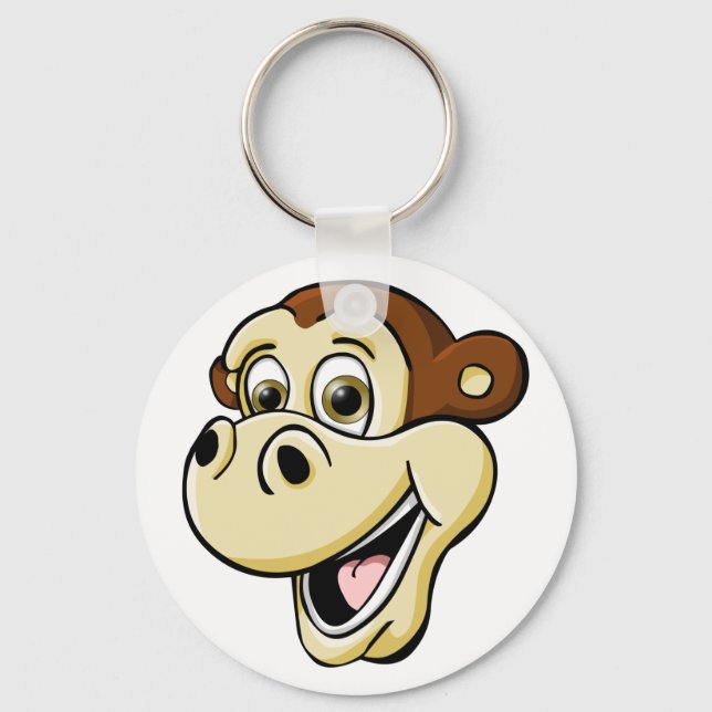 Porte-clés Singe caricaturale (Recto)