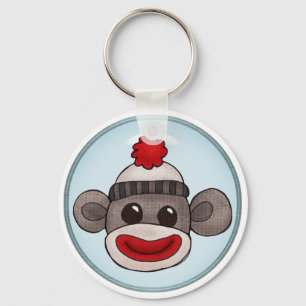 Porte-clés Singe de chaussette