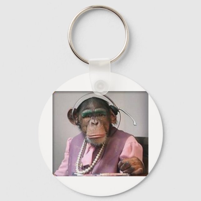 Porte-clés singe du téléphone (Recto)