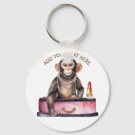 Porte-clés singe sur la coiffeuse