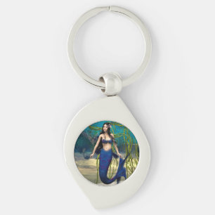 Porte-clés Sirène bleue