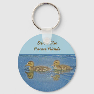 Porte-clés Sisters Forever Friends Ducklings Mosaic Sibling