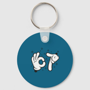Porte-clés Six sept enfants souris 67 garçons jeunesse 6-7 me