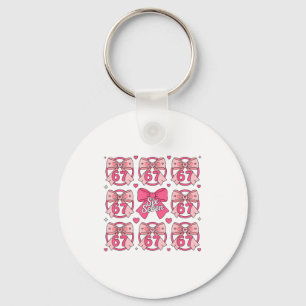 Porte-clés Six Seven 67 Mème Coquette Arc 6 7 Saint-Valentin