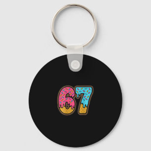 Porte-clés Six Seven Ice Cream Drip Sport 67 Fun Mason Meme (