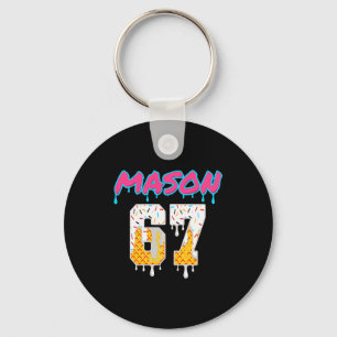 Porte-clés Six Seven Ice Cream Drip Sport 67 Fun Mason Meme P