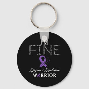 Porte-clés Sjogren's Syndrome Warrior I'm Fine Down Syndrome