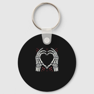 Porte-clés Skeleton Coeur main Valentines Jour Drôle Couple