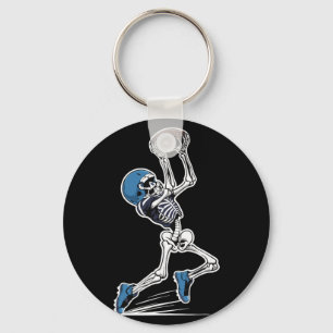 Porte-clés Skeleton Football Halloween Hommes garçons Footbal
