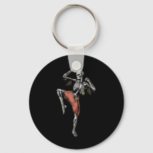 Porte-clés Skeleton Muay Thai Boxing Karate Kickboxing Martia