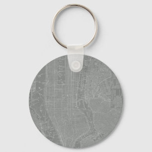 Porte-clés Sketch of New York City Map