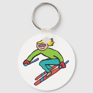 Porte-clés Ski