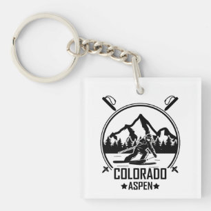 Porte-clés Ski d'Aspen Colorado