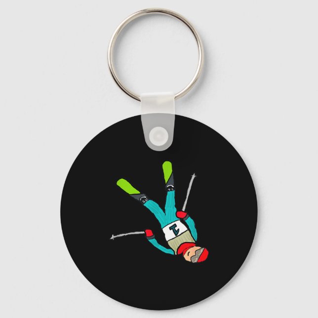 Porte-clés Ski freestyle  (Recto)
