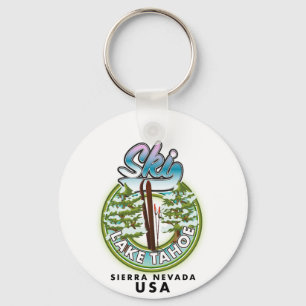 Porte-clés Ski Lake Tahoe Sierra Nevada USA