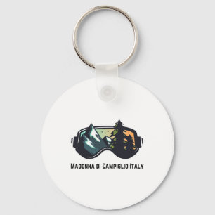 Porte-clés Ski Madonna Di Campiglio Italie Ski de montagne T 