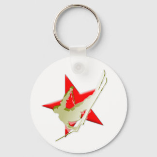 Porte-clés Skier