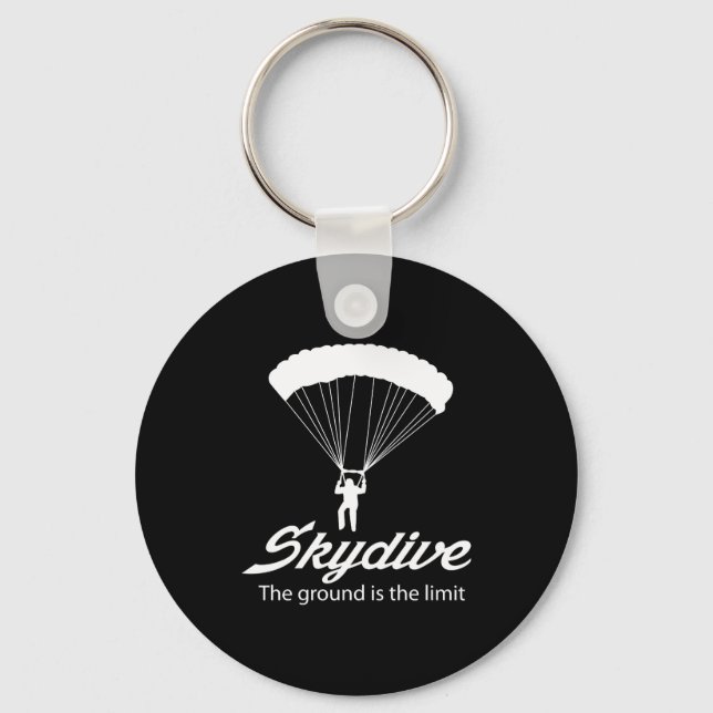 Porte-clés Skydive le sol est la limite (Recto)