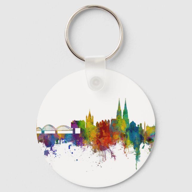 Porte-clés Skyline Allemagne de Cologne (Recto)