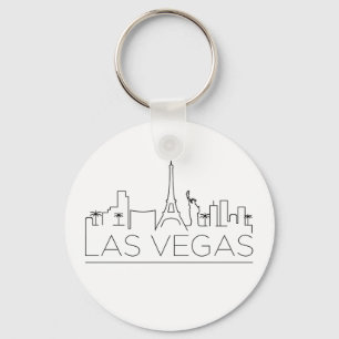 Porte-clés Skyline stylisé Las Vegas