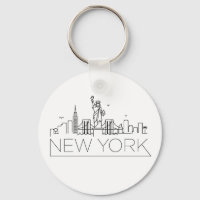 Skyline stylisée New York