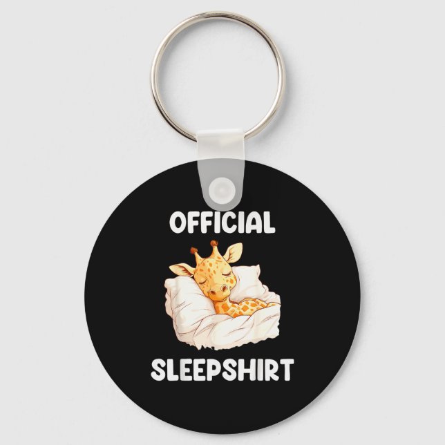 Porte-clés Sleepshirt Sleeng Giraffe Animal Lovers Pajama  (Recto)