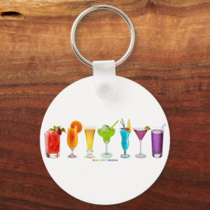 Porte-clés SlipperyJoe's cheers alcools cocktails LGBTQIA gay