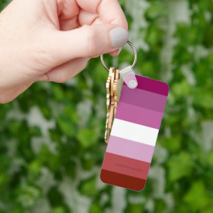 Porte-clés SlipperyJoe's lesbian pride flag feminine communit