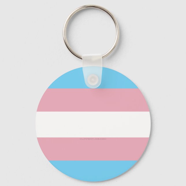 Porte-clés SlipperyJoe's transgenre pride drapeau de la diver (Recto)