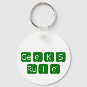 Porte-clés Slogan de table périodique geek