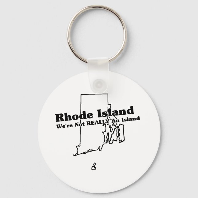Porte-clés Slogan d'État de Rhode Island (Recto)