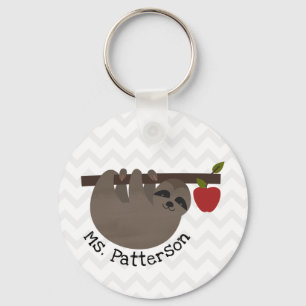 Porte-clés Sloth Apple Tree professeur