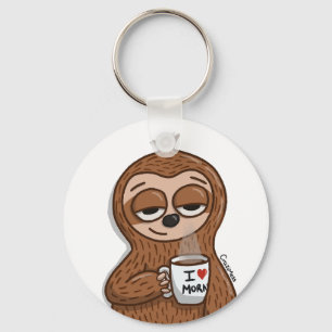 Porte-clés Sloth Coffee