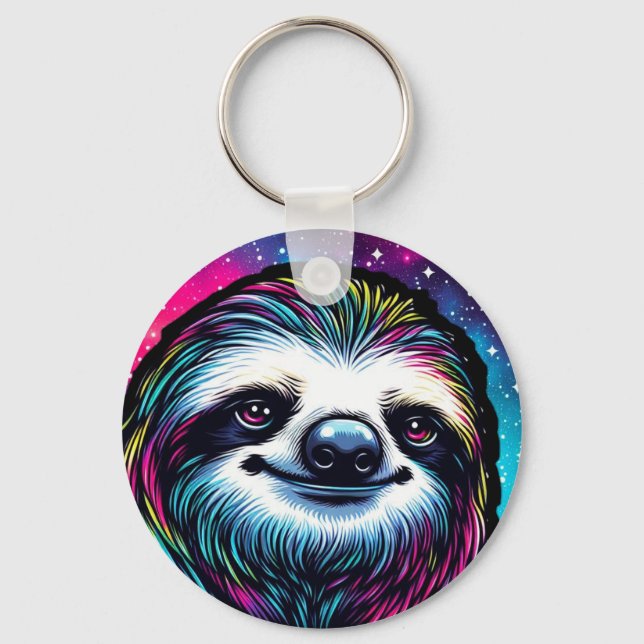 Porte-clés Sloth cosmique (Recto)